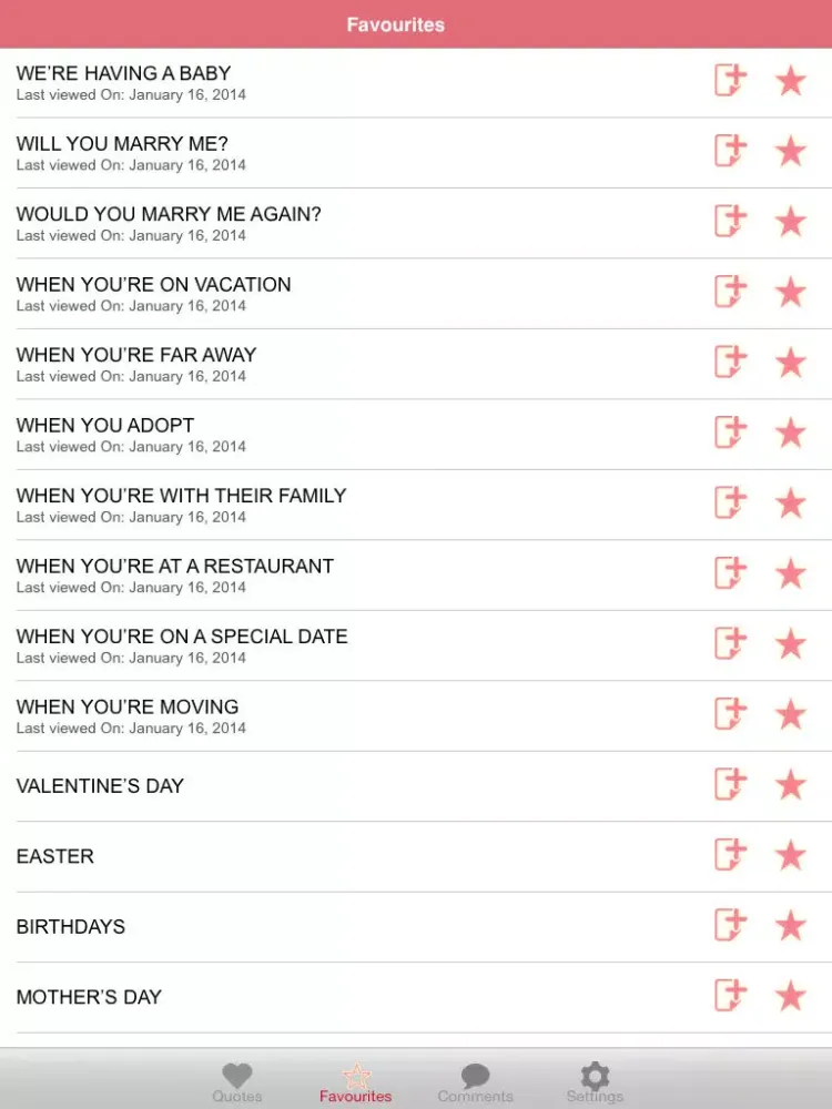 Tangkapan skrin Way to Say I Love You iPad 