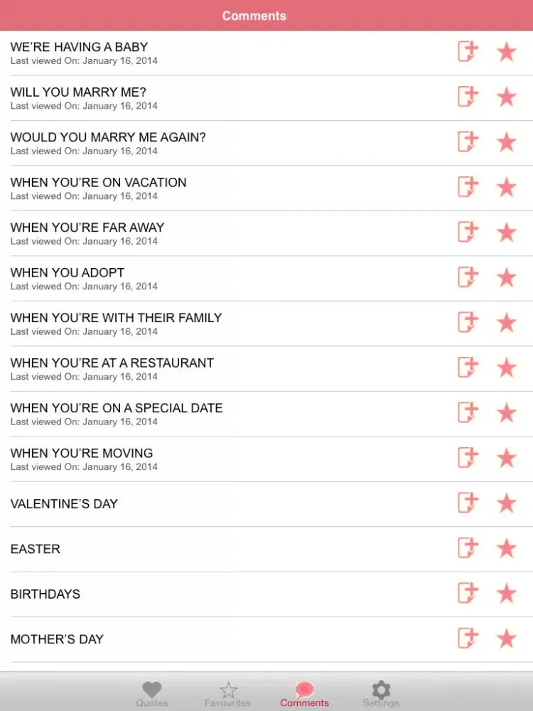 Tangkapan skrin Way to Say I Love You iPad 