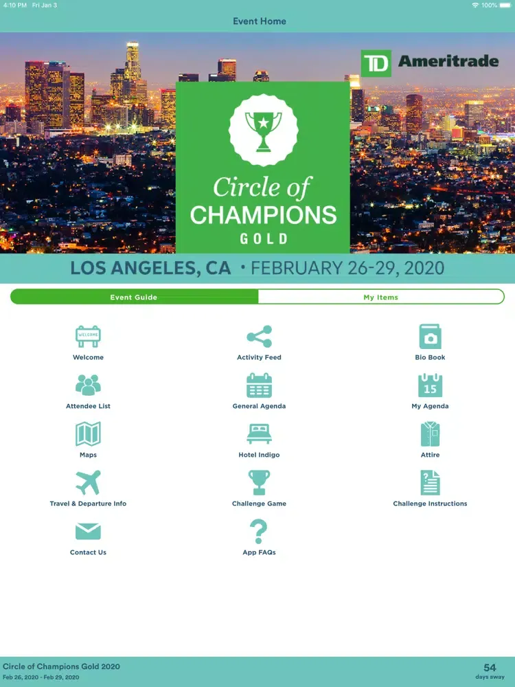 Circle of Champions Gold 2020 iPad  Screenshots