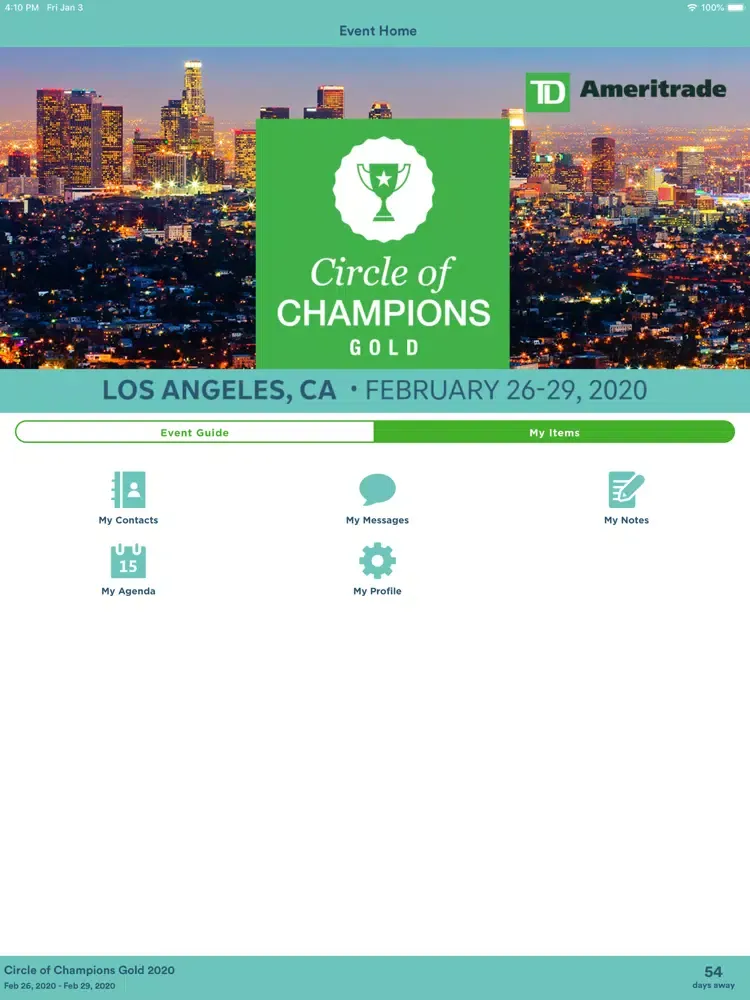Circle of Champions Gold 2020 iPad  Screenshots