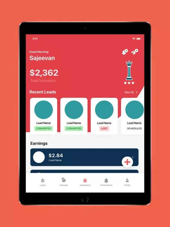Capturas de pantalla de CreativeHub Affiliate iPad 