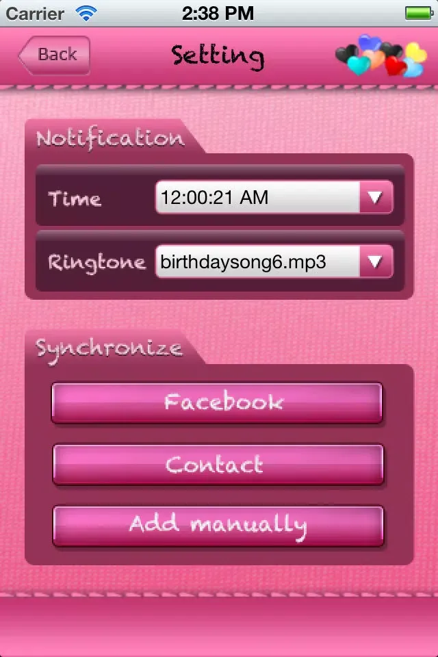 Birthday Alert + Screenshots