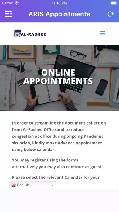 ARIS Appointments应用截图