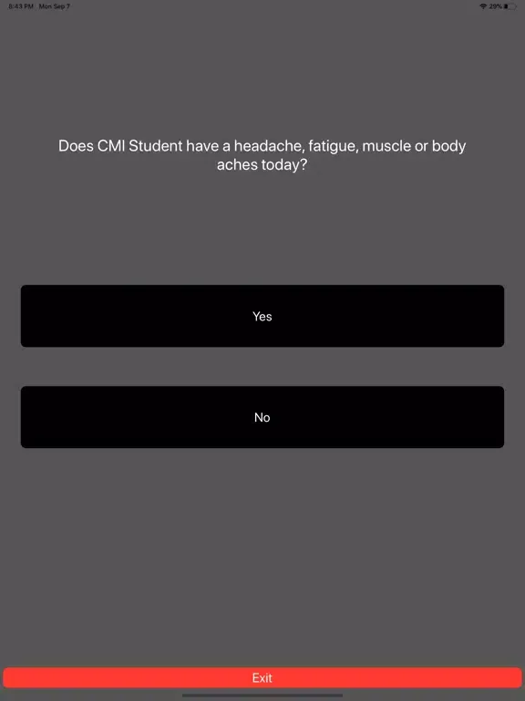 CMI Screener iPad  Ekran Görüntüleri