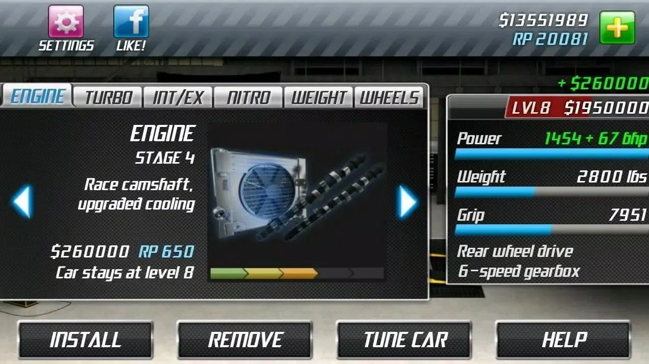 Ảnh chụp màn hình của Drag Racing