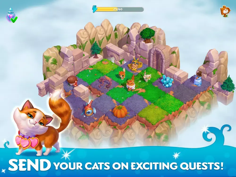 Cats and Magic: Dream Kingdom iPad  スクリーンショット