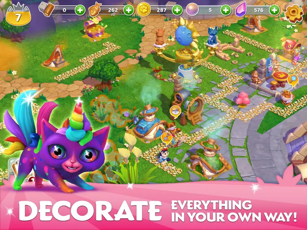 Cats and Magic: Dream Kingdom iPad  スクリーンショット