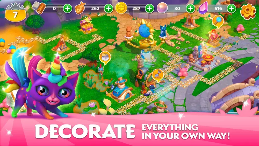Cats and Magic: Dream Kingdom スクリーンショット