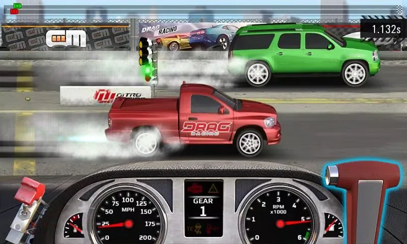 Capturas de tela do Drag Racing 4x4