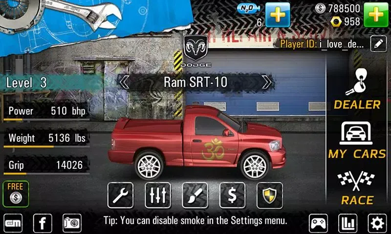 Capturas de tela do Drag Racing 4x4