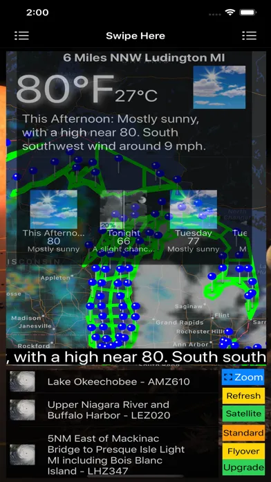 Capturas de pantalla de Instant Marine Forecast Lite