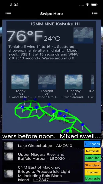 Capturas de pantalla de Instant Marine Forecast Lite
