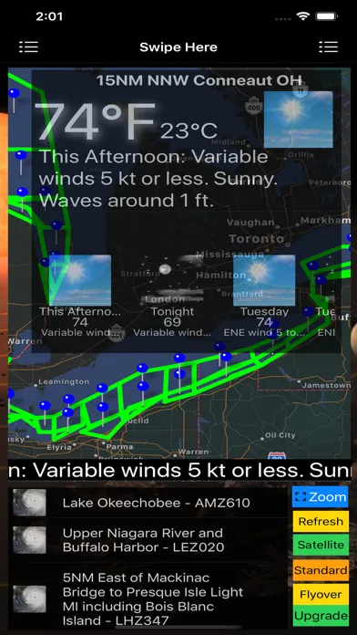 Capturas de pantalla de Instant Marine Forecast Lite