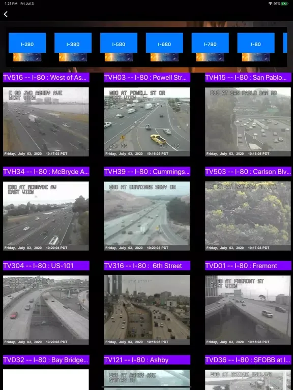 Captures d'écran de Road Conditions Elite iPad 