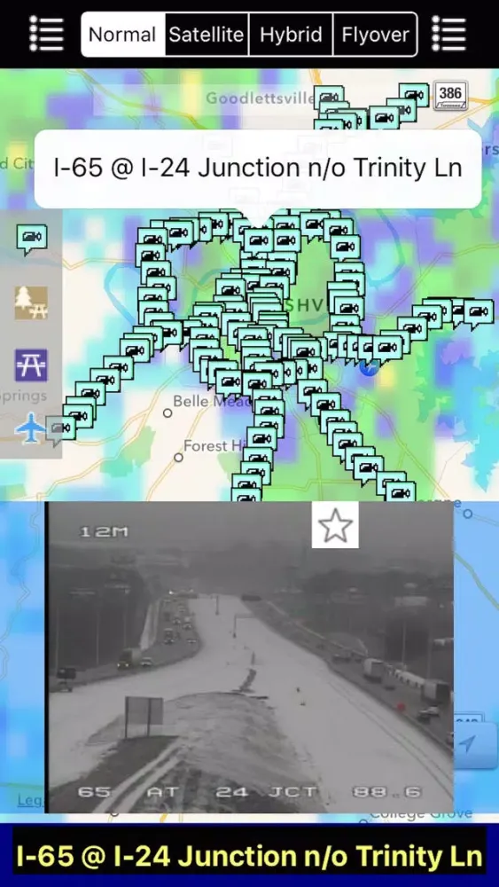 Screenshot di Tennessee NOAA Radar with Traffic Cameras 3D Pro