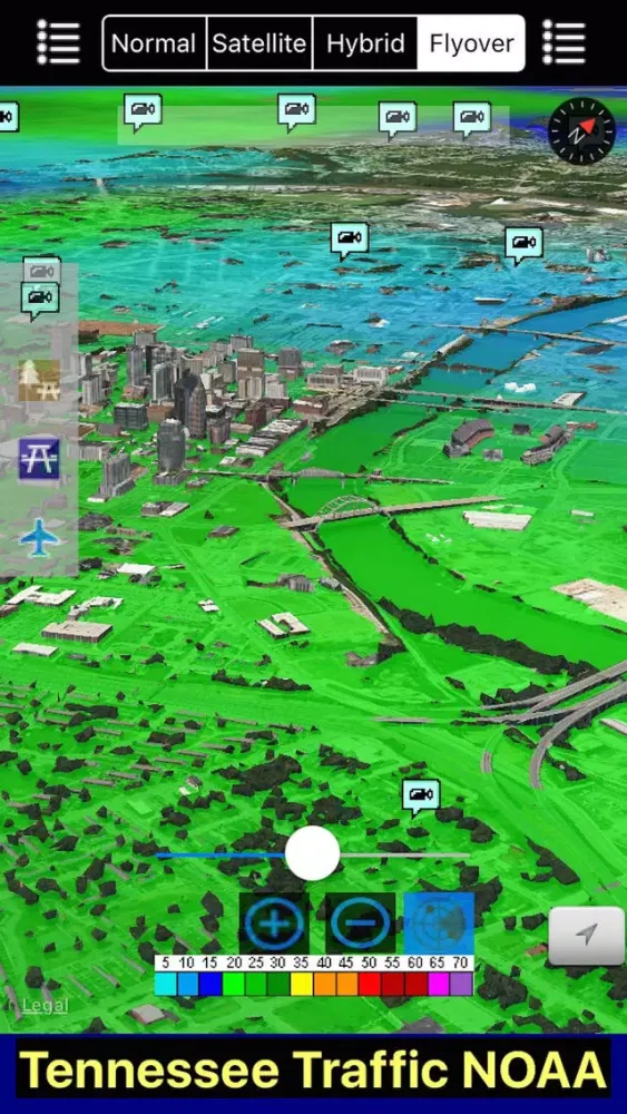 Screenshot di Tennessee NOAA Radar with Traffic Cameras 3D Pro