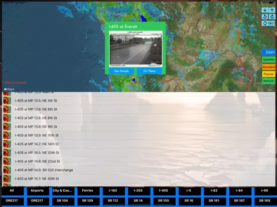 Traffic Camera Washington Lite iPad  স্ক্রিনশট