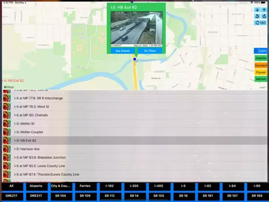 Traffic Camera Washington Lite iPad  স্ক্রিনশট