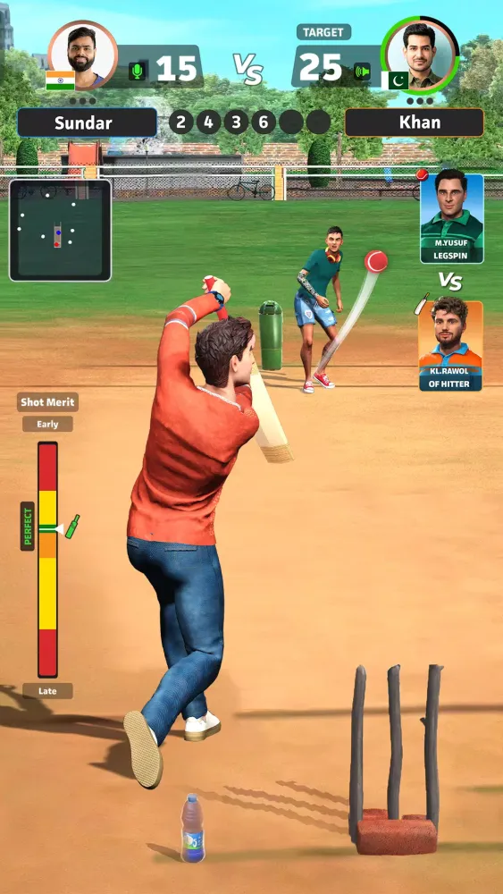 Tangkapan skrin Cricket Gangsta™-Cricket Game