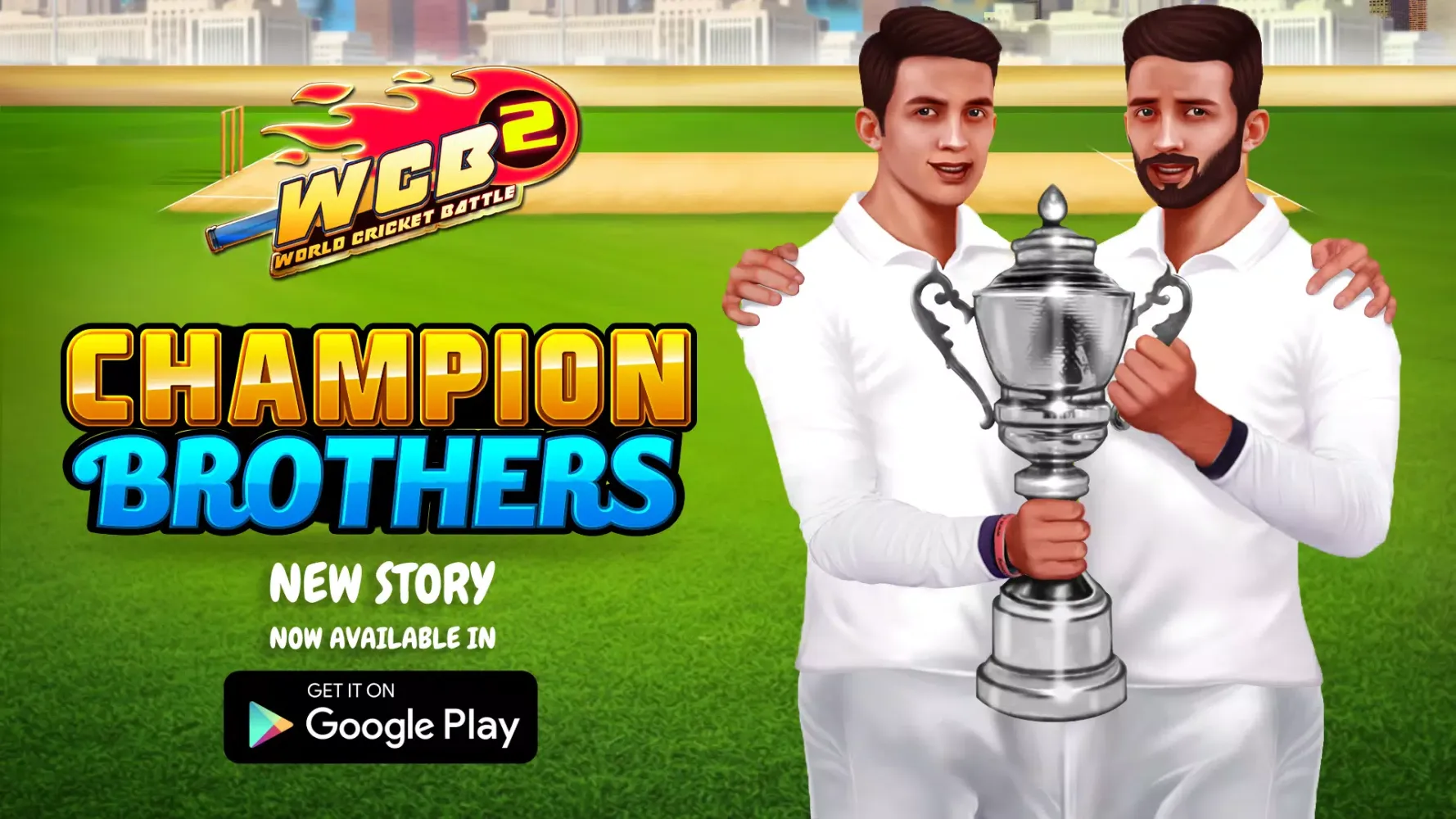 Capturas de tela do WCB2 Play My Career Cricket