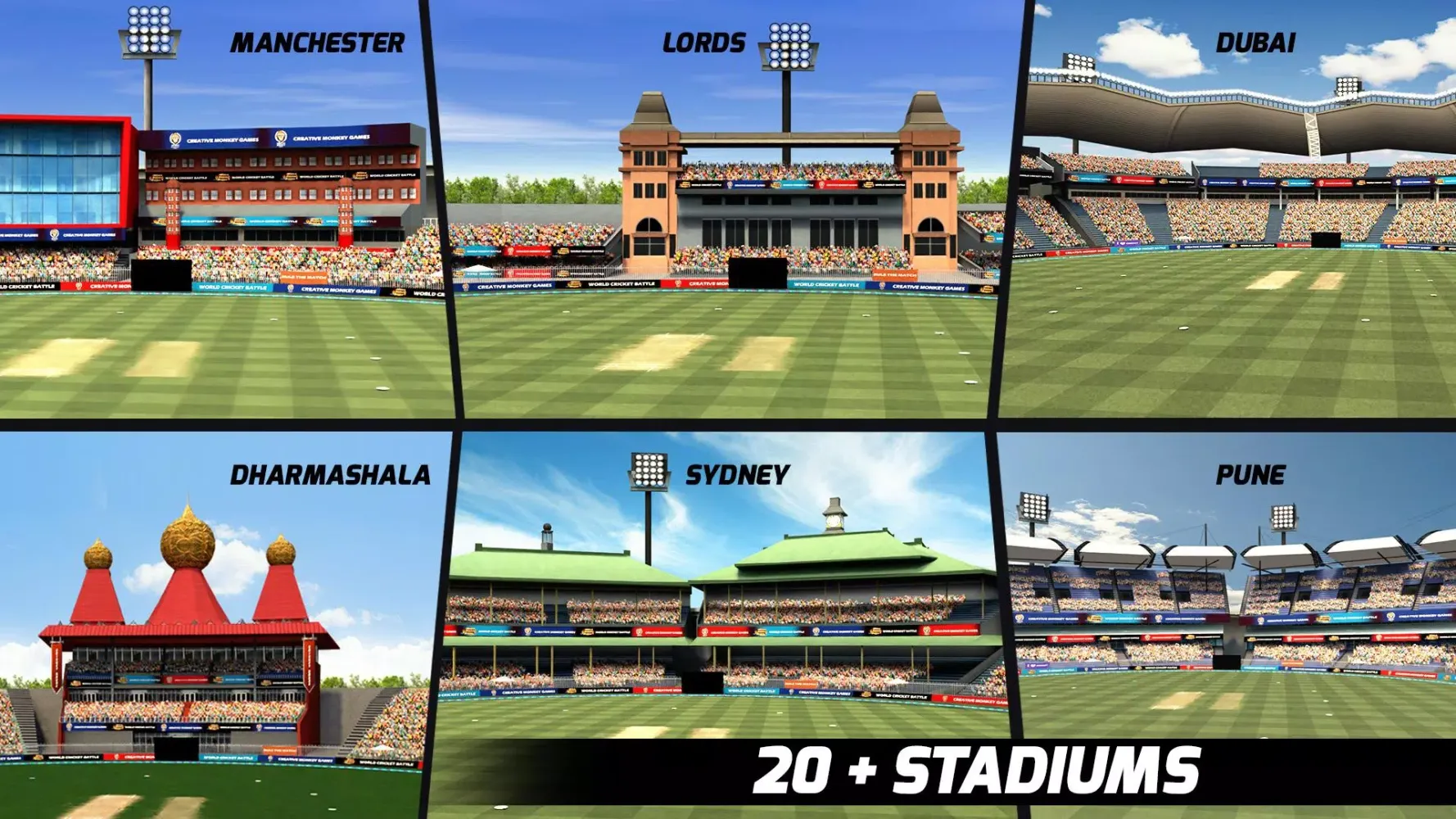 Capturas de tela do WCB2 Play My Career Cricket