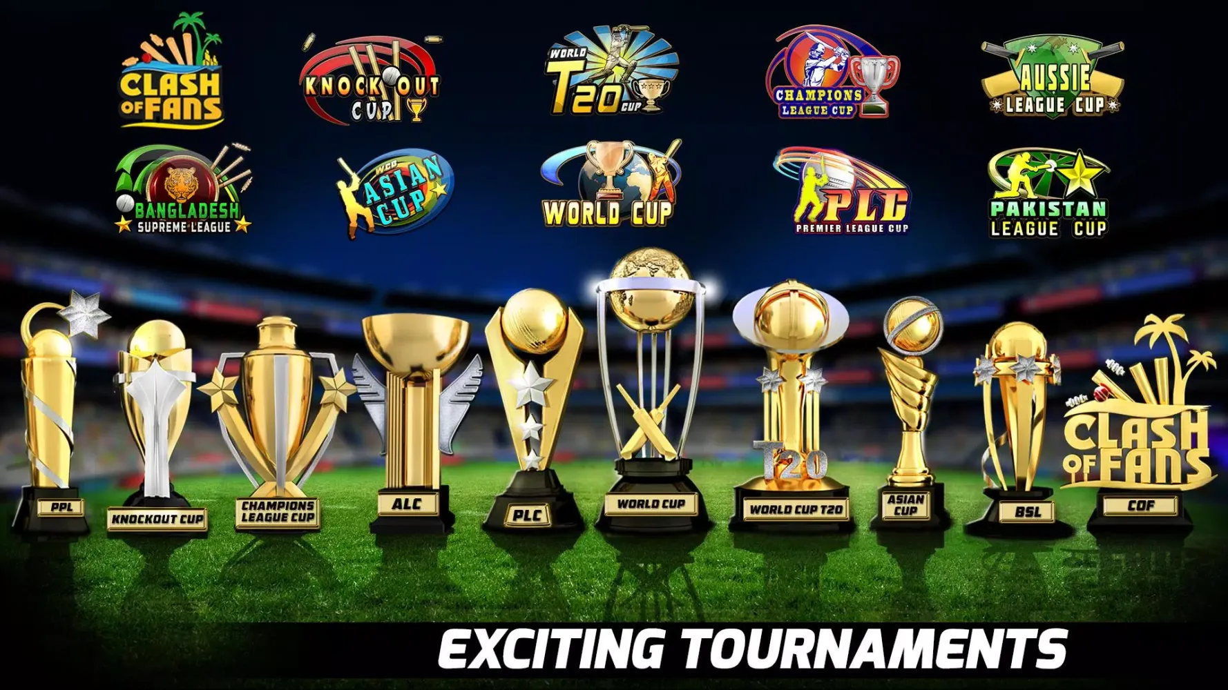 Capturas de tela do WCB2 Play My Career Cricket