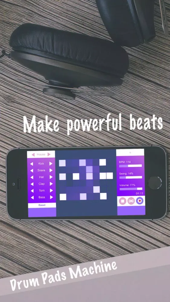 Drum Pads Machine PRO - Make beats سکرین شاٹس