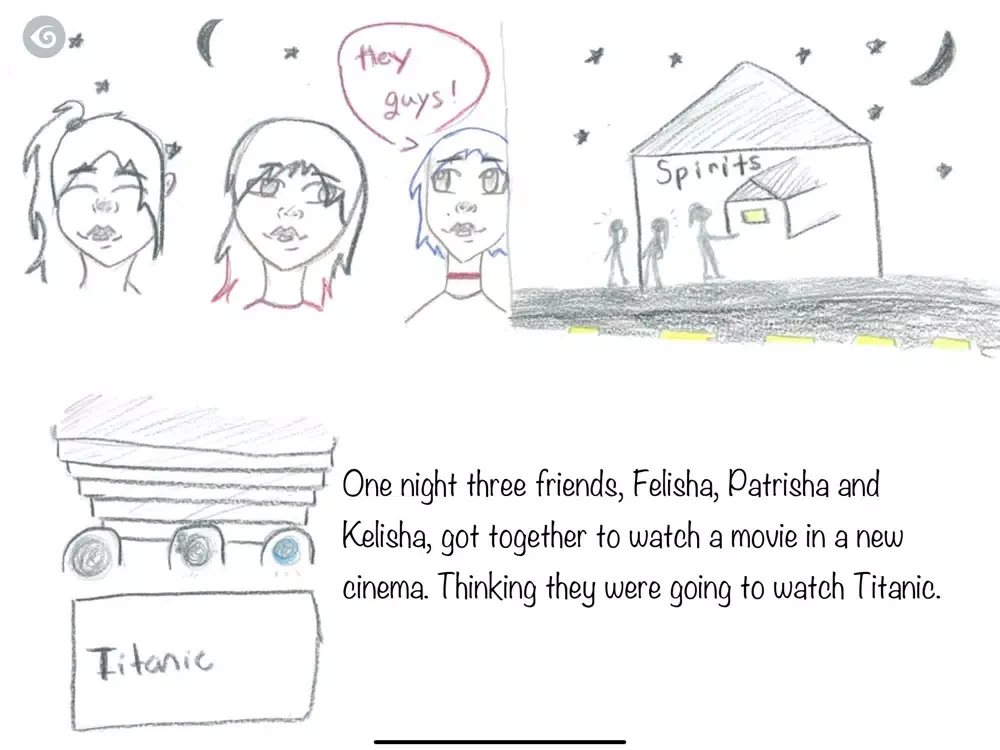 Capturas de tela do Three Girls and Three Fears iPad 