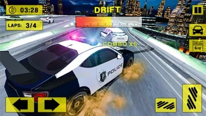 City Police Car Drifting 3D Screenshots