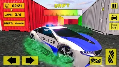 City Police Car Drifting 3D Screenshots