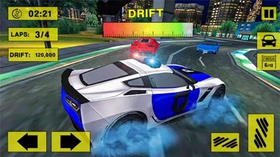 City Police Car Drifting 3D Screenshots