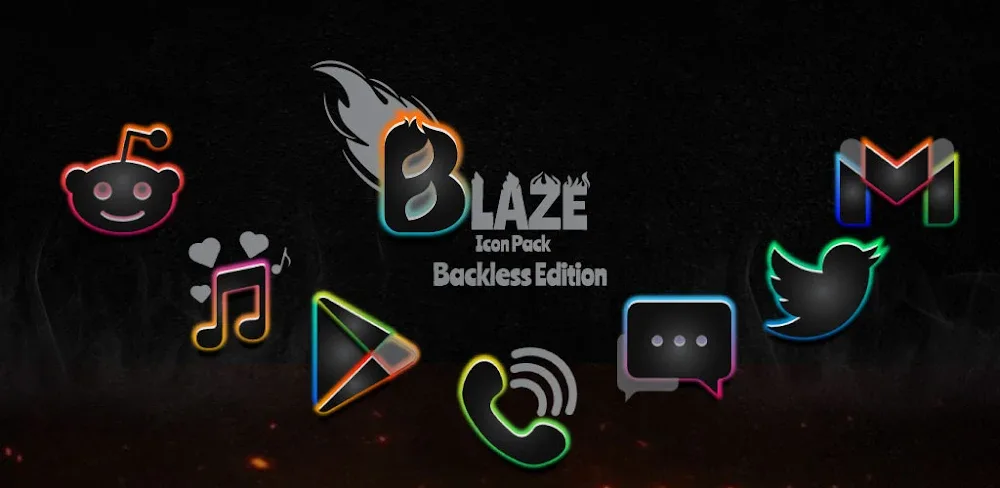 Blaze Backless Icon Pack