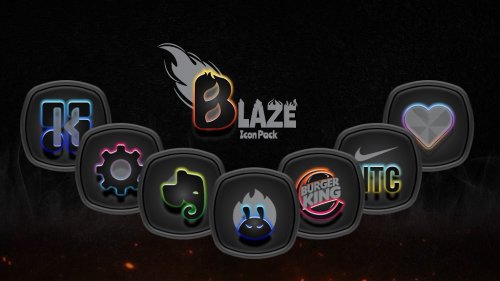 Blaze Dark Icon Pack-screenshot-4