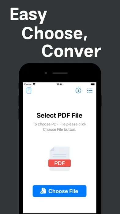 Captures d'écran de Convert pdf to word editable