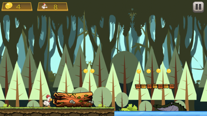 Tangkapan skrin Brave Chicken Run - The Hero Runner To Grab Golds Game