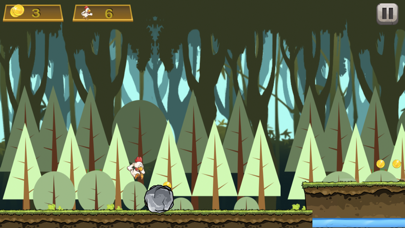 Tangkapan skrin Brave Chicken Run - The Hero Runner To Grab Golds Game
