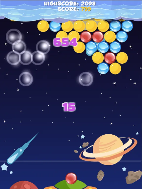Bubble Cloud Planet Mania - Popping Shooter Puzzle Free Game iPad  스크린샷