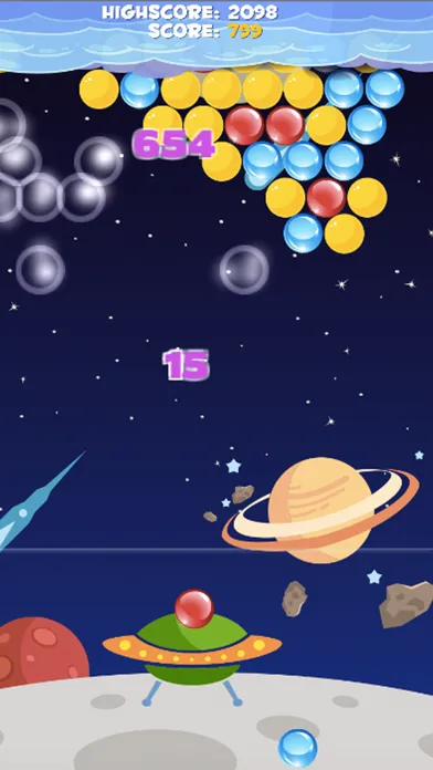 Bubble Cloud Planet Mania - Popping Shooter Puzzle Free Game 스크린샷