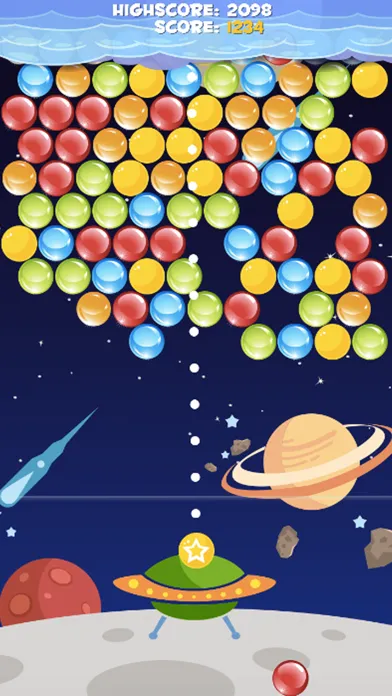 Bubble Cloud Planet Mania - Popping Shooter Puzzle Free Game 스크린샷