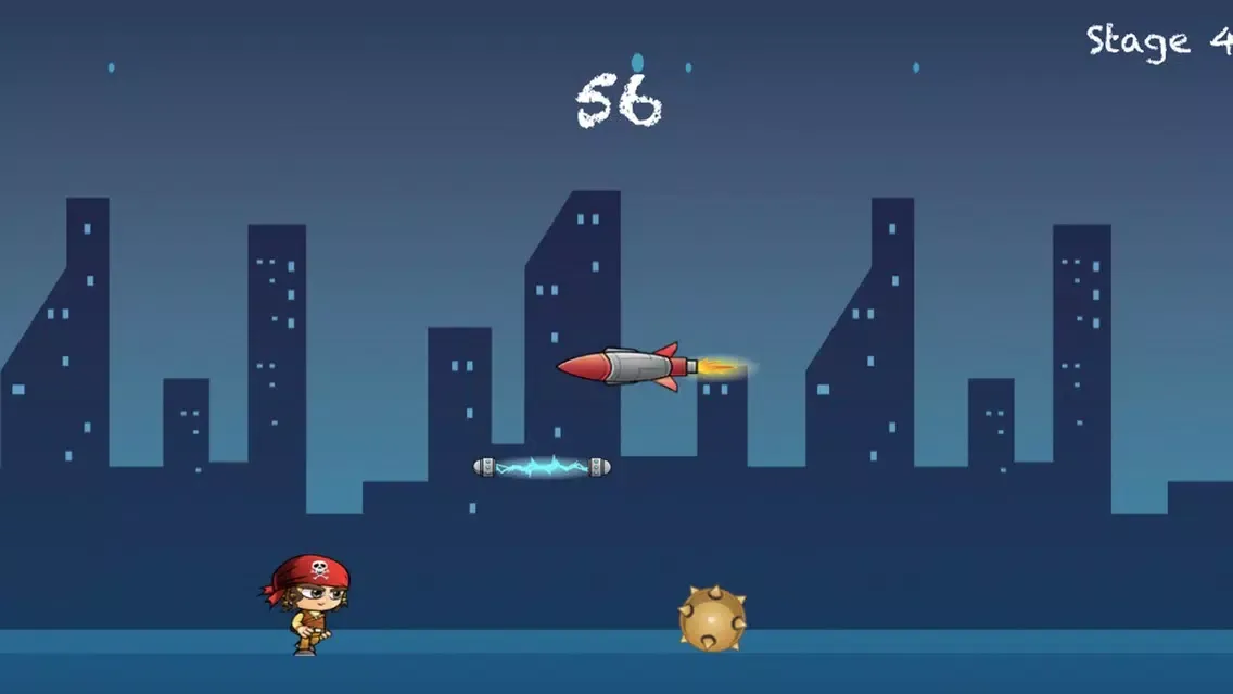 JetPack Pirate - Flying in The Treasure Island Game スクリーンショット