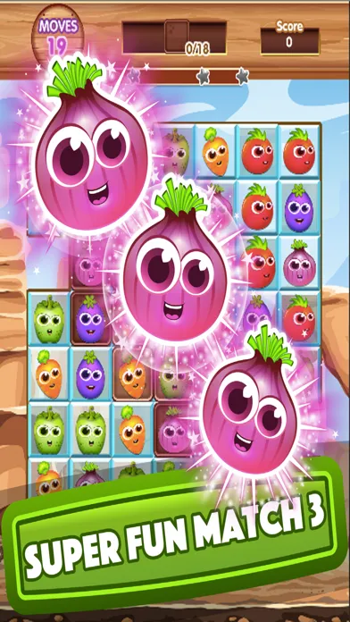 Captures d'écran de Jewel Match King Veggie - Amazing Free Match 3