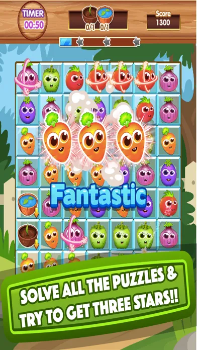 Captures d'écran de Jewel Match King Veggie - Amazing Free Match 3
