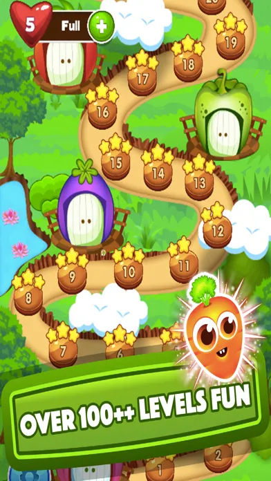 Captures d'écran de Jewel Match King Veggie - Amazing Free Match 3