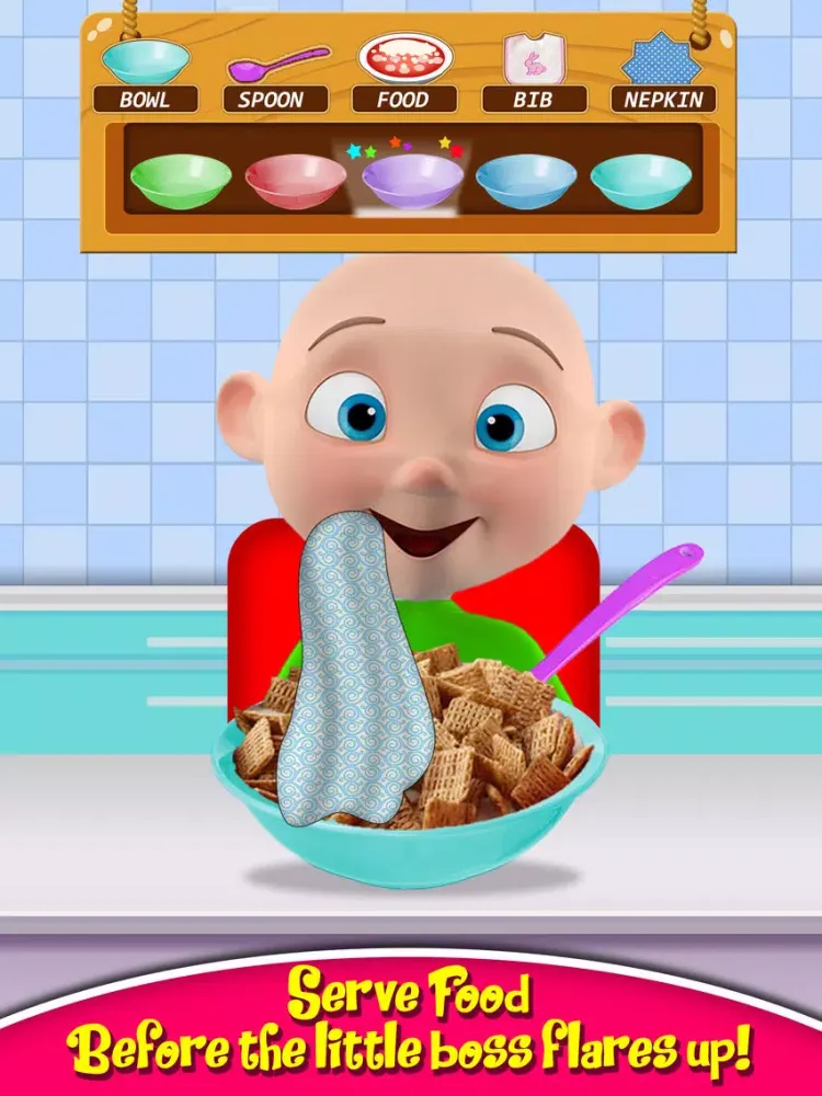 Captures d'écran de The Baby Boss Care, Dress up & Feed - Babysitting iPad 