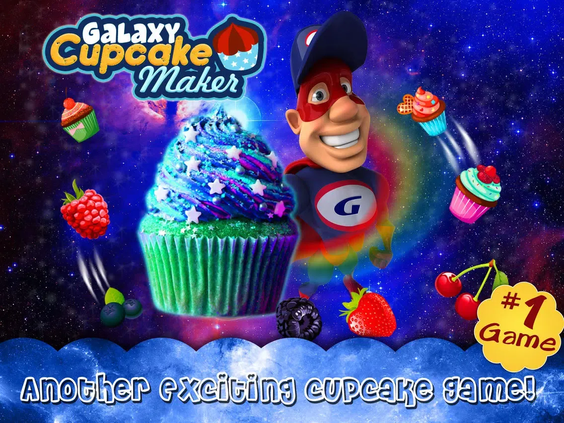 DIY Galaxy Cupcake Maker - Chef Kitchen Craze fun iPad  Screenshots