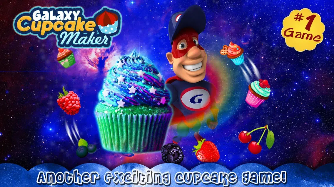 DIY Galaxy Cupcake Maker - Chef Kitchen Craze fun Screenshots