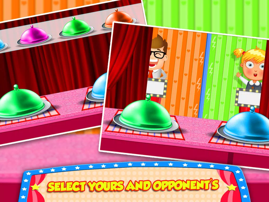Captures d'écran de Gummy Food Vs Real Food Challenge! Dare To Win iPad 