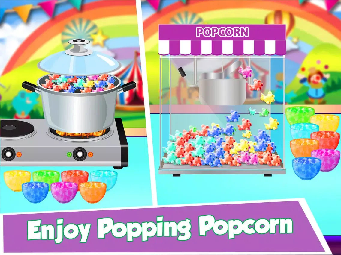 تصاویر Rainbow Popcorn Maker - Movie Night Snack iPad 