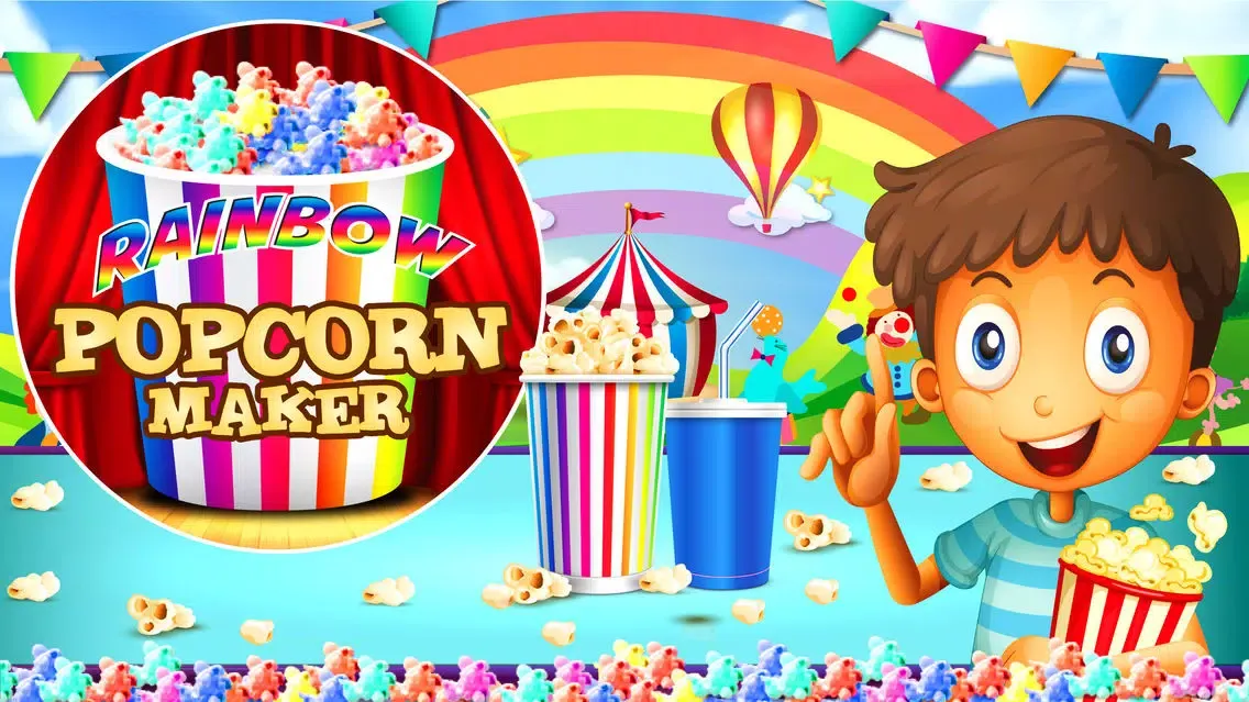 تصاویر Rainbow Popcorn Maker - Movie Night Snack