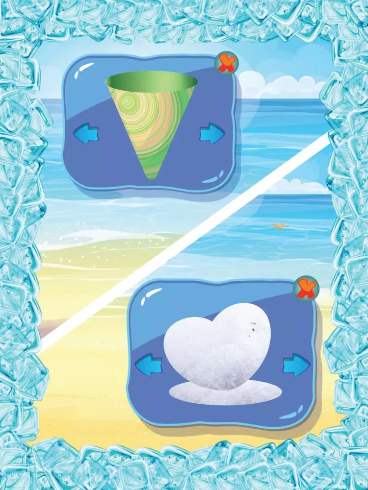 Tangkapan layar Rainbow Snow Cone Maker - Summer Frozen Food Stand iPad 